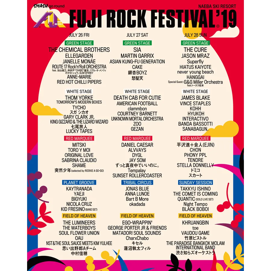 FUJI ROCK FESTIVAL 2019